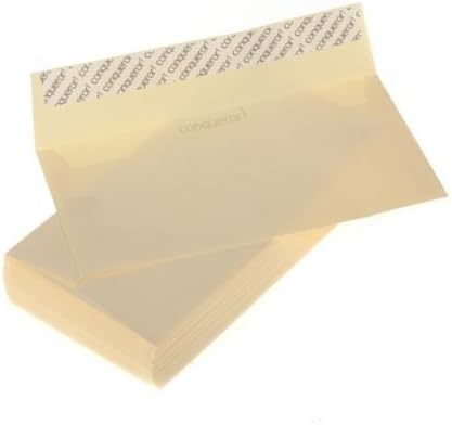 50 Conqueror DL Envelopes Vellum Wove (No Window)
