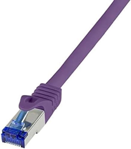 Logilink C6A059S RJ45 CAT 6a S/FTP 2.00 m Viola 1 pezzo