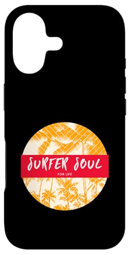 Surfer Soul For Life (���V�̖؃O���t�B�b�N) �X�}�z�P�[�X iPhone 17 �p