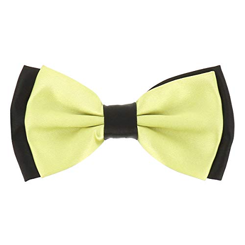 cravateSlim Noeud Papillon Double Vert anis - Noeud Papillon Homme Bicolore - Mariage, Cérémonie - Accessoire Chemise et Costume
