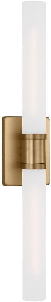Generation Lighting 4665002-848 Keaton Vanity, 2-Light 120 Total Watts, Satin Brass