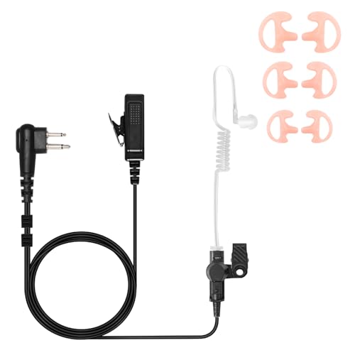 Oreillette pour talkie-walkie Motorola casque de surveillance compatible CP200 RMU2040 CLS1410