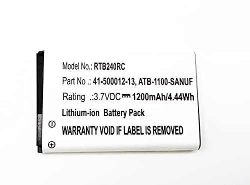 FITHOOD Replacement Battery for RTI Pro24.r Pro Pro24.i Pro24.r v2 Pro24.z 41-500012-13 ATB-1100-SANUF