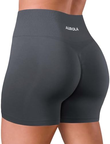 AUROLA Dream Collection Women Workout Shorts High Waist Gym Shorts, Scrunch Butt Seamless Athletic Shorts