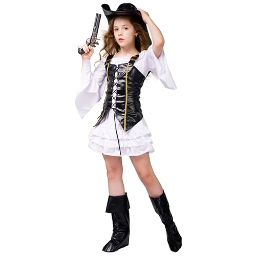 Disfraz pirata niña manga larga de encaje talla 14-16 años miniatura 6
