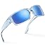 Frame: Gloss Tal Light Blue / Lens: Smoke - Ice Blue Mirror