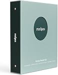 Kunitsa Co. Recipe Beurre – Organisateur de recettes de cuisine avec manches de protection – Porte-recette pour rangement de cuisine