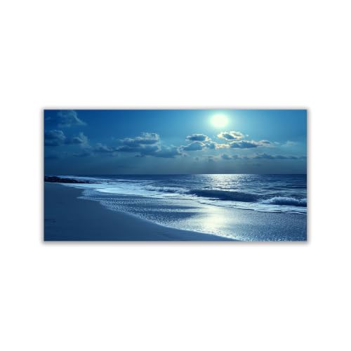 Tableau decoration murale paysages de la mer bleue tropicale WIKEO 30x60cm pour salon