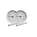 F Fityle 2 x termometr rurowy z klipsem 0-120 ℃ ze sprężyną do podłączenia do rur w 20-50 mm