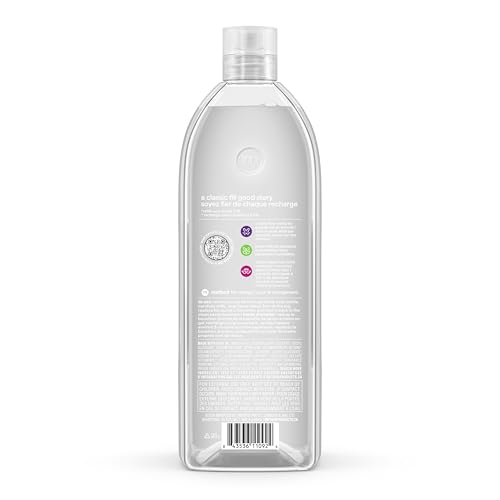 Method Gel Hand Soap Refill, Sweet Water, Recyclable Bottle, 34 oz (Pack of 4) (Packaging May Vary)