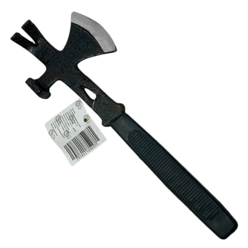 Mini Machado Com Cabo Emborrachado Para Cortar Arvore Madeira Machadinha de Aço Compacta Para Campin