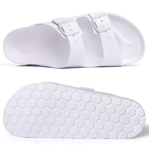 Image of KIDMI Women's Comfortable EVA Sandals with Medium Arch Support, Adjustable Buckle Summer Beach Slide Sandal