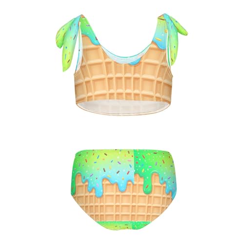 Image of Boccsty Cute Crab Red Blue Girls Swimsuits Kids Bikini Sets 2 Pcs Bathing Suit for 3T