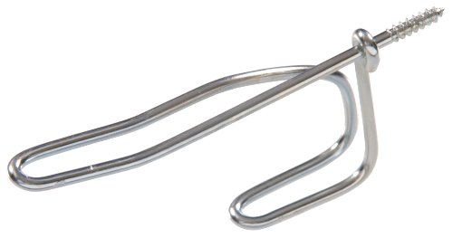 Hillman Hardware Essentials 852894 Wire Coat and Hat Hook Zinc -2 Pack