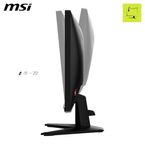 MSI MAG E20 Écran Gaming 24 5" FHD 200 Hz / 0 5 ms HDR Ready AMD FreeSync Premium AI Vision HDMI 2.0b DP 1. Design sans Cadre inclinable colmpatible VESA - vue 4