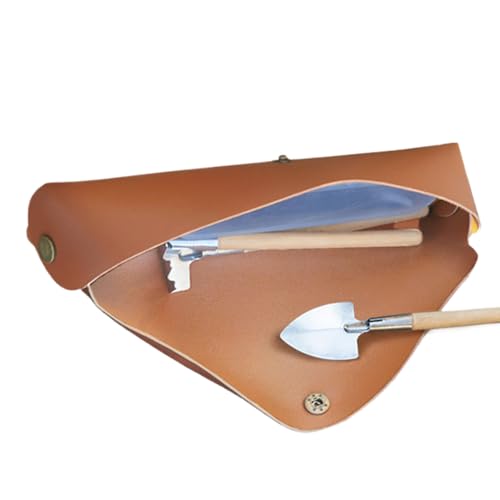 Bolsa para herramientas de jardín, organizador de herramientas de jardinería, organizador impermeable para herramientas de jardín, de piel artificial plegable para pinzas