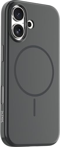 Image of TEKNE Gloss Hard Polycarbonate Case for iPhone 17 | MagSafe Compatible | Scratch Resistant | Slim & Lightweight | Raised Camera Protection Back Cover (Black)