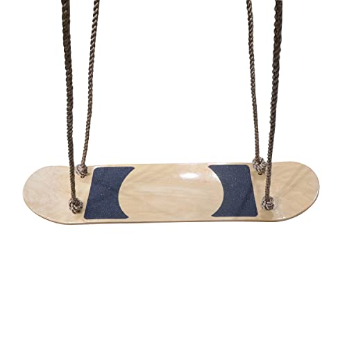 Bliss Hammocks Bh-992B Wooden Skateboard Swing, Light Wood #TOP2