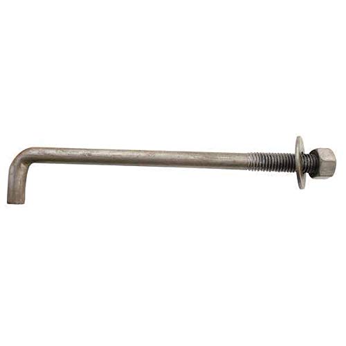 Anchor Bolt, L Hook1/2-13, 10 in L, PK25