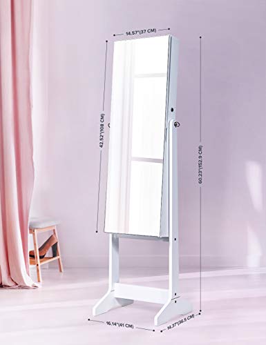 Nicetree Jewelry Cabinet with Mirror - Image 6