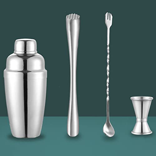 カクテルシェーカー 4点セット 550ml バーテンダー スノー カップ バーウェアツールセット マティーニ カクテル ステンレス製 最高ツール パーティーグッズ バーセット シェーカー 多用性 お酒 業務用 自家製