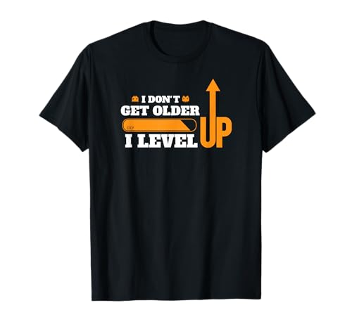 Gamer Gifts Funny Video Game Cool Older Level Up Gift T-Shirt