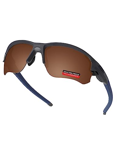 Image of PRO+ Polycarbonate Replacement Lenses & Rubber Kits /Nose Pads for Oakley Flak Series Sunglasses