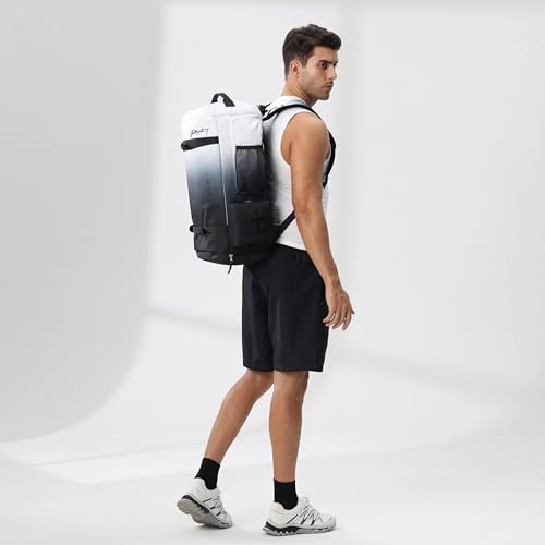 BE SMART 40L Extra Large Gym Backpack for Men, Big Gym Bag with Shoes Compartment, Waterproof Heavy Duty Duffel Bags, Men's Workout Backpacks for Outdoor Sport,Hiking,Camping,Travel4