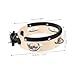 NULYLU Percussion Tambourine Bright Tone Easy Installation Hihat Drum Accessory for All Music Styles Design Your Drum