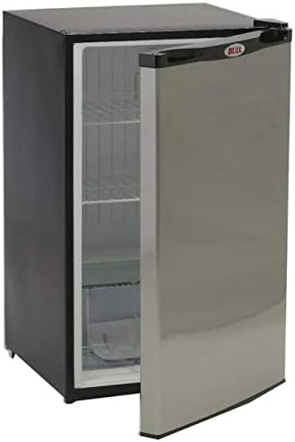 AMS Fireplace | Bull Angus 30" 4-Burner Built-In Gas Grill W/Refrigerator SS Burner | Natural Gas