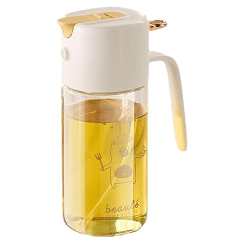 Botella dispensadora de aceite de oliva de vidrio, pulverizador de aceite de oliva para cocinas domésticas, barbacoas al aire libre, picnics y camping