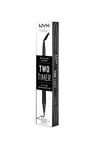 Delineador Dos Puntas NYX Two-Timer Jet Black miniatura 3