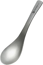 Spoon - Outdoor Camping Portable Titanium Alloy Metal Tableware, Household Soup and Rice Spoon
