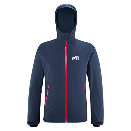 Millet -Roldal III Jkt M - Chaqueta de esquí para hombre - Membrana impermeable y transpirable Dryedge - Esquí, esquí de travesía - Azul
