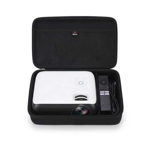 Image of Hard Carrying Case for Aurzen EAZZE D1 / HAPPRUN Projector, Protective Travel Storage Bag with Accessories Organizer - Portable Shockproof EVA Case Only
