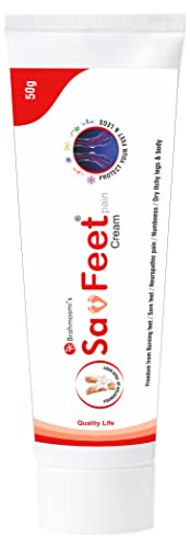 Image of Brahmosmi's Savfeet Cream For Men & Women's Burning Feet, Tingling, Numbness, Sore Feet, Dry Itchy Legs, Cracked Heels 50Gm