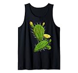 cactus opuntia orbiculata Planta suculenta de cactus de flores silvestres retro y flores silvestres