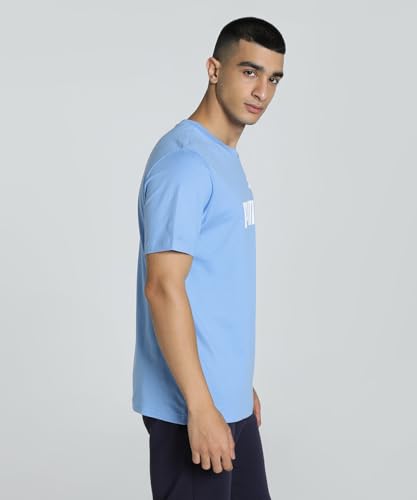 Image of Puma Men Cotton Solid Regular Fit Tees