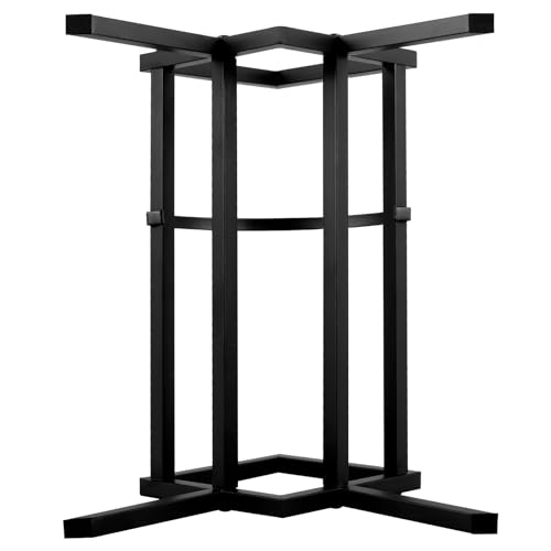 ZLHETWT Vinyl Record Holder, 100 LP Vinyl Record Storage Rack, Quick Assembly Vinyl Record Display, Retro Style Organizer for Records Book Magazines Album