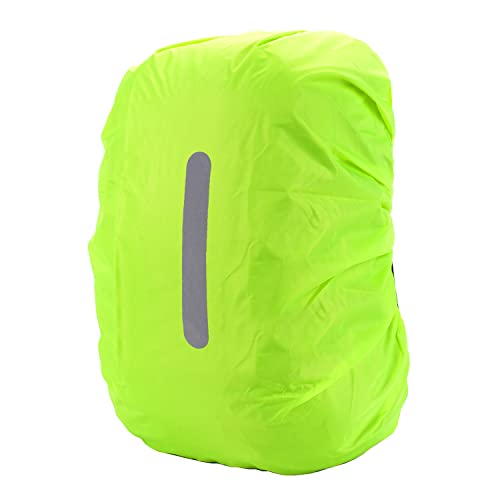 HYCOPROT Funda Impermeable para Mochila con Banda Reflectante, 8-80L Reflectante Protector de Lluvia, Funda Lluvia para Mochilas para Senderismo, Camping, Turismo, Ciclismo