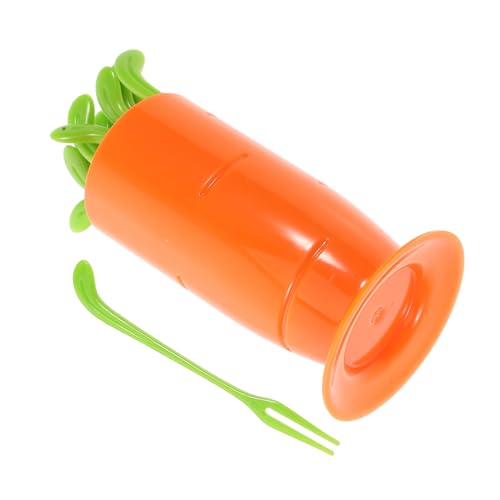 COLLBATH Fruit Forks Storage Box Holder Lunch Box Picks for Boys and Girls Clip Fruit Fork Set Charcuterie Accessories