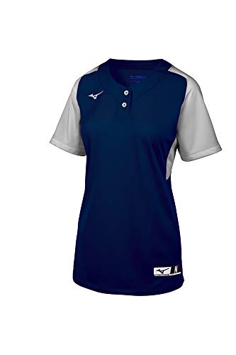 Image of Mizuno Aerolite 2-Button Fastpitch Fastpitch Softball Jersey