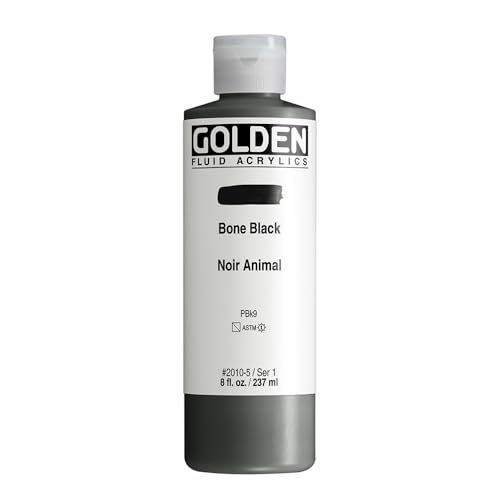 Golden - Fluid Acrylfarbe - 236ml 8oz - Bone Black