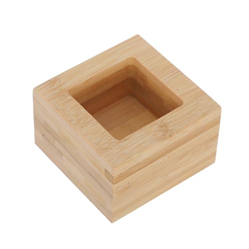 PRETYZOOM Japanese Sake Cup Square Wood Drinking Mug Cypress Wood Sake Drinkware Box Container