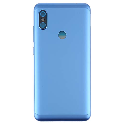 Coque bleue Redmi Note 6 Pro face supérieure avec boutons inclus