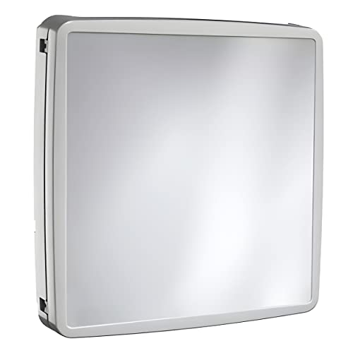 Armário Banheiro Espelho Reversível Cinza Ar41 - Sintex