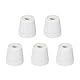 sourcing map 5 Stk.Keramik Konische Isolatoren Perlen Aluminiumoxid Porzellan Isolator 6,5 mm Durchmesser