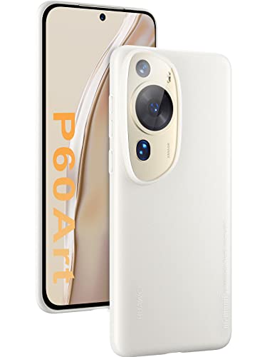 memumi Ultra Delgado para Huawei P60 Art Funda [Ultrafino 0.3 mm] Diseño Minimalista con Mate Protectora Carcasa para Huawei P60 Art Funda Ultra Thin Case Blanco Mate