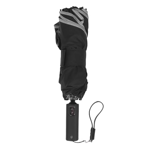 Parapluie inversé automatique de voyage coupe-vent compact à 8 nervures