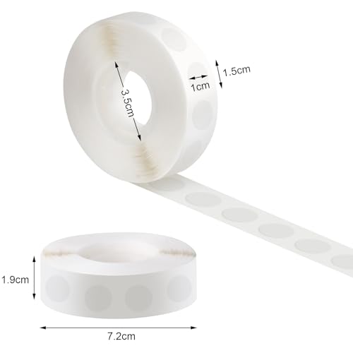 Phinus 3000 Pieces Glue Points, Balloon Tape, Sticky Dots, Double Sided Glue Points, Balloon Sticky Dots for Craft, Wedding Decoration, Stick Photos - Image 3